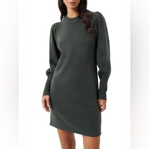 French Connection Green Knit Dress